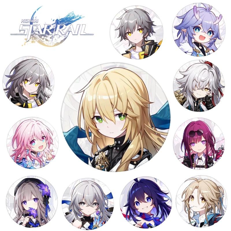 High-quality Honkai Star Rail Metal Badges Choose Your Favorite Character!