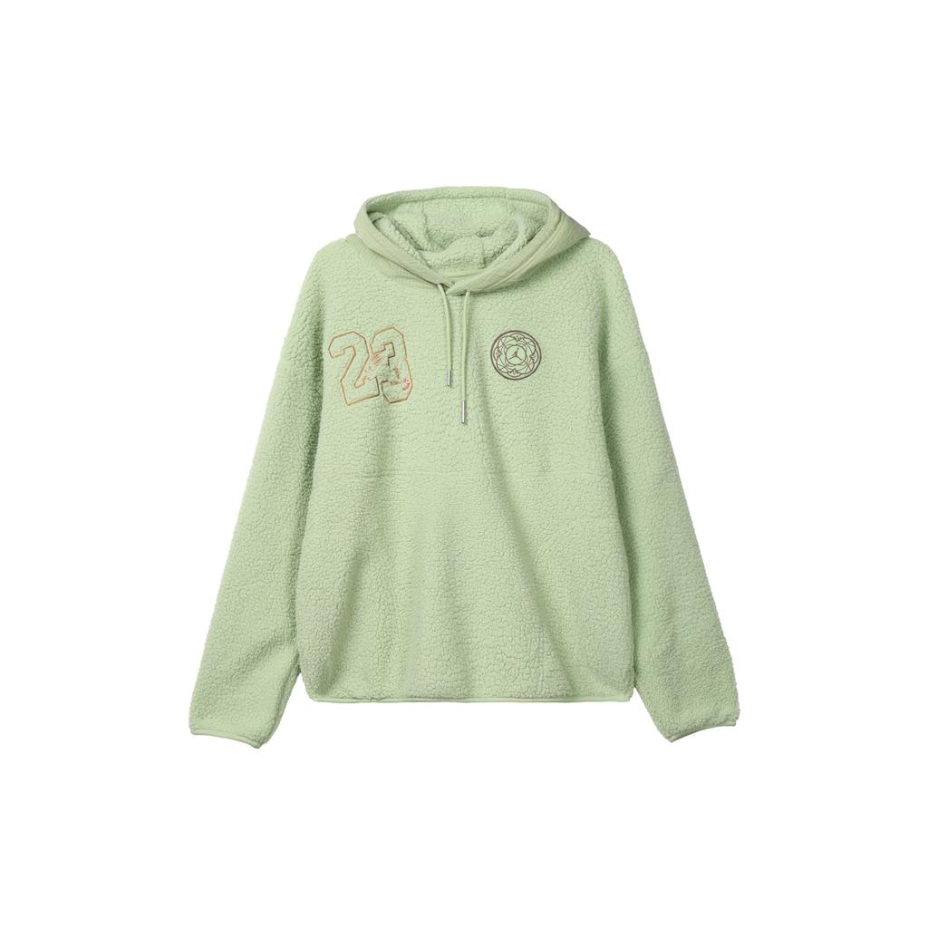 Jordan CNY Series Fleece Logo Hoodie With Drawstring Men Hoodie Honeydew-Green FB1451-343