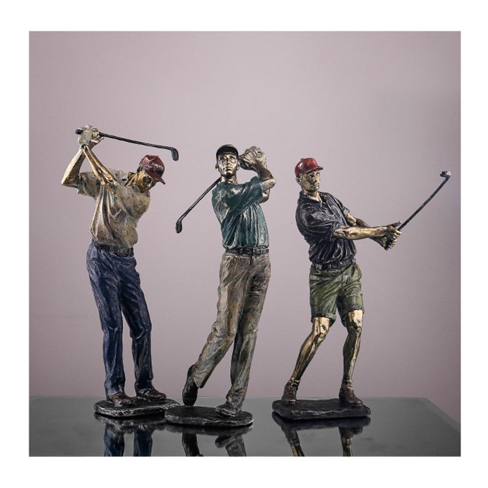 Luxury  Character Figurine  Modern Sport Statue Art Figurines Nordic Resin Crafts for Living Room