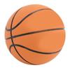 Basketball Toy Stress Relief High Elasticity Portable Rubber Play Ball for Pet Interaction Desktop Ornament Brown