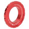 Bike Centerlock Lockring Aluminum Alloy Bike Disc Brake Hub Disc Rotor Lock Ring for Road Bike Mountain Bike Red