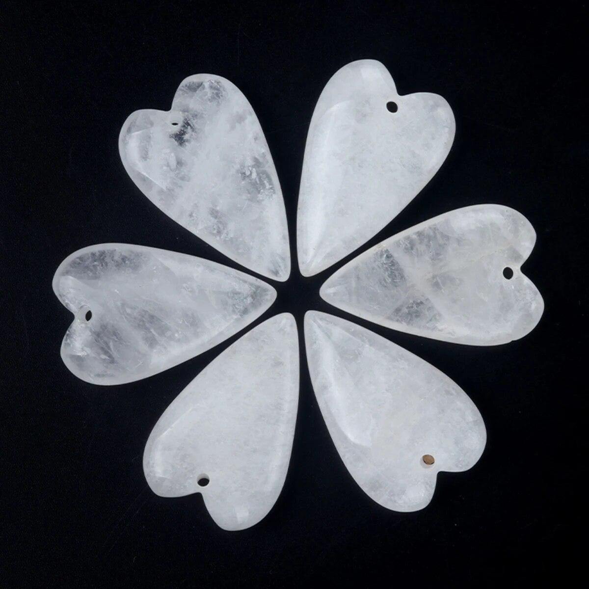 

1 шт., кулон в форме персикового сердца, натуральный камень, прозрачный кварц/опал, ожерелье, кулон для изготовления ювелирных изделий, ожерелье, аксессуар, размер 40x25 мм 40x25mm