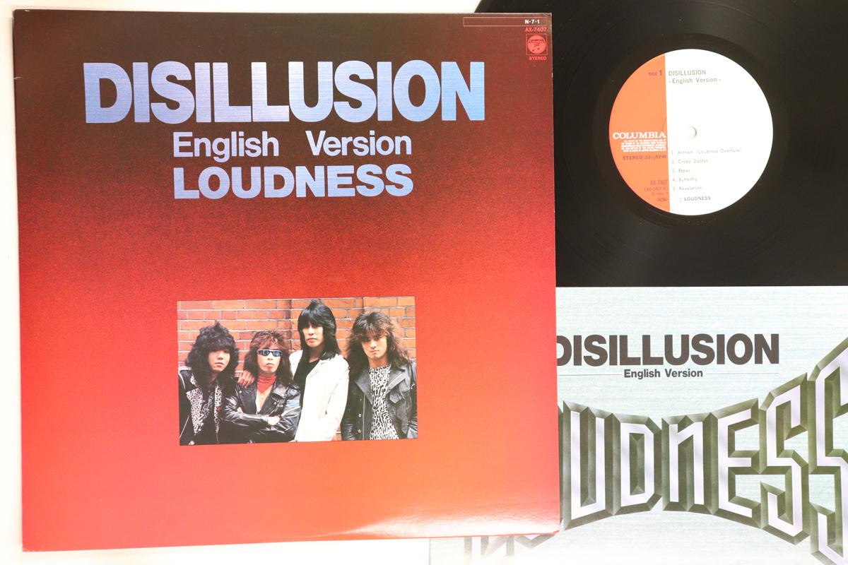 

LP Record LOUDNESS - Disillusion - English Version AX7407 COLUMBIA 1984 Japan Metal Used
