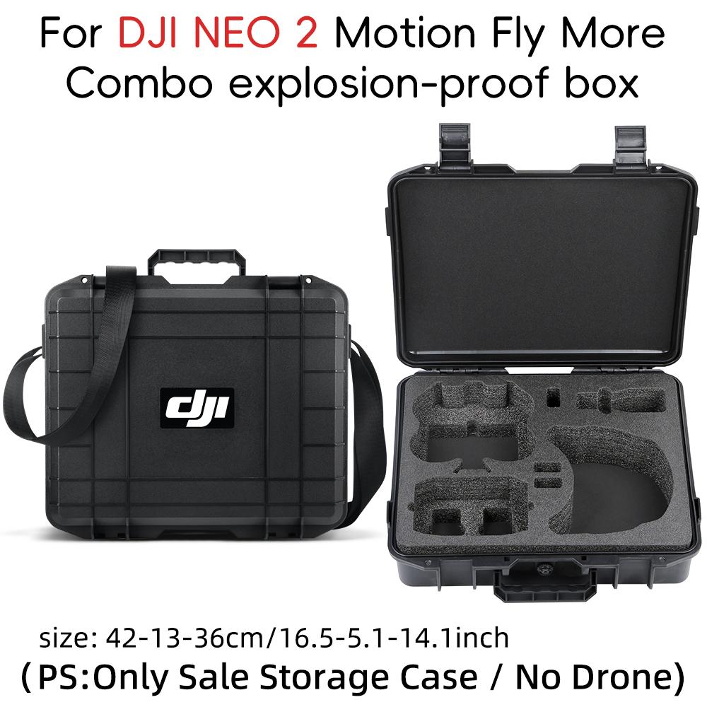 Goggles N3 case for DJI Neo 2 Bag Explosion-proof Carrying Box Anti-Shock Waterproof  for DJI Neo 2 Accessories