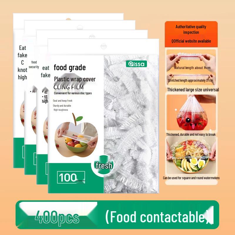 Verdickte Einweg-Frischhaltefolie in Lebensmittelqualität zur Frischhaltung und Aufbewahrung von Resten
