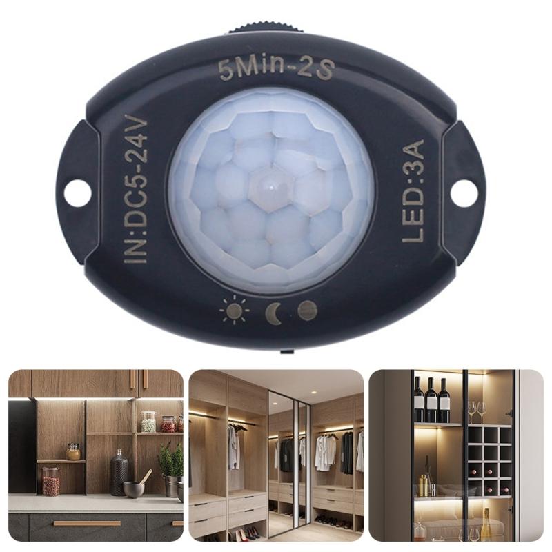 Small Motion Detection Switches Supporting 5V 12V 24V Power Input Abs Motion Detection Switches Suitable for Home Office