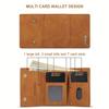 1 Men's Anti-theft Business Card Holder Credit Card Holder Simple Wallet Large Capacity Multiple Card Slots with Transparent Win