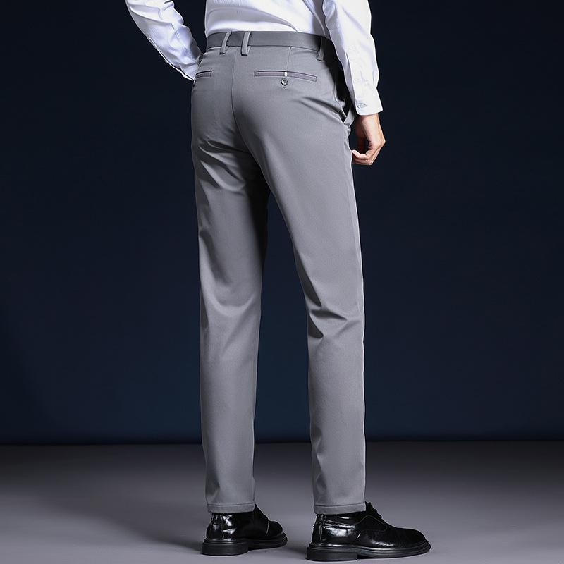 

Осенние повседневные брюки мужские прямые брюки делового покроя мужские брюки свободные эластичные брюки осенне-зимний стиль 31