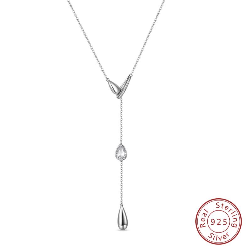 925 Silver Luminous Firefly Heart Shaped Zircon Pendant Necklace For Women Fashion Anniversary Birthday Jewelry Gifts