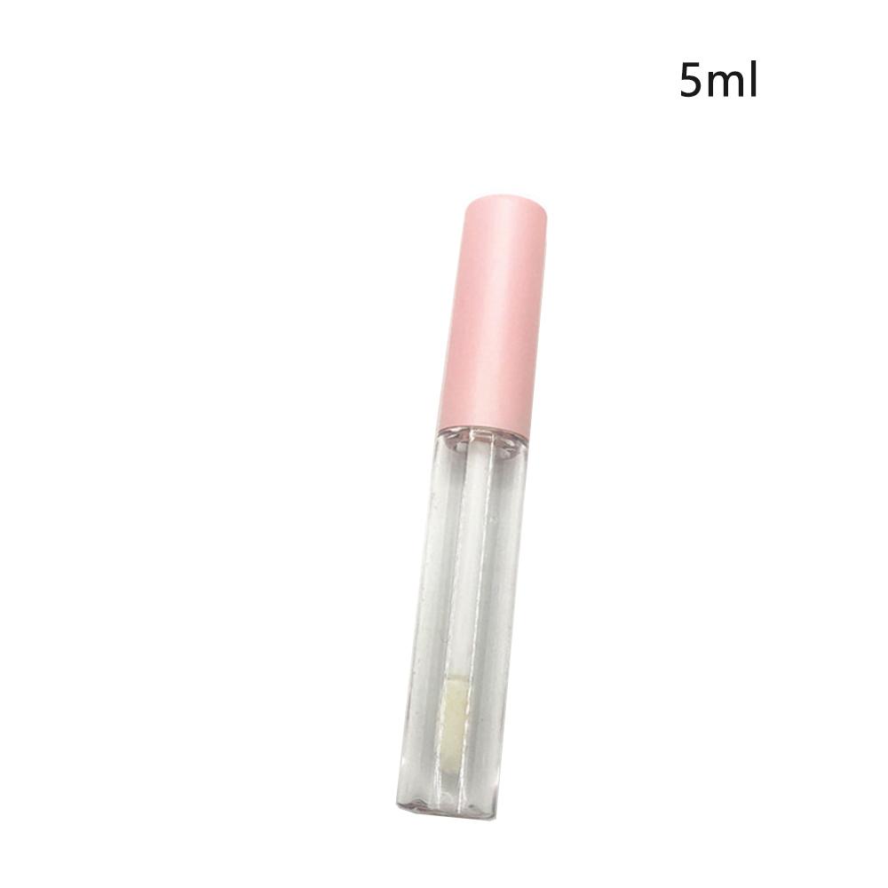 

Lip Gloss Tube 1.5ml 5ml 10ml Empty Pink Cap Lipgloss Mascara Tube Eyelash Tube Lip Gloss Bottle Packaging Lipgloss Container 10pcs