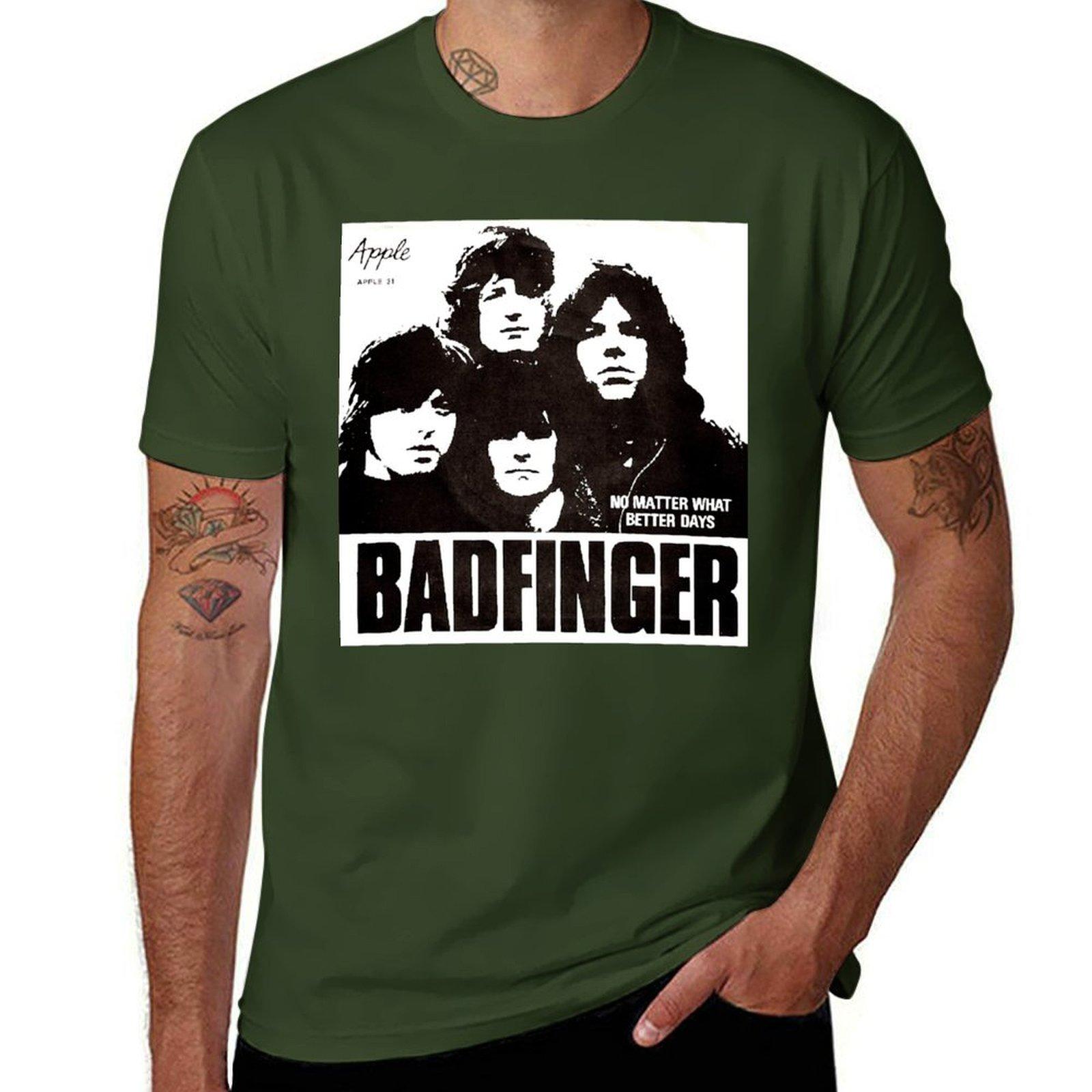 

No Matter What, Power Pop, Classic Rock, 1970, Classic Alternative, Badfinger, T-Shirt cute tops mens cotton t shirts XL