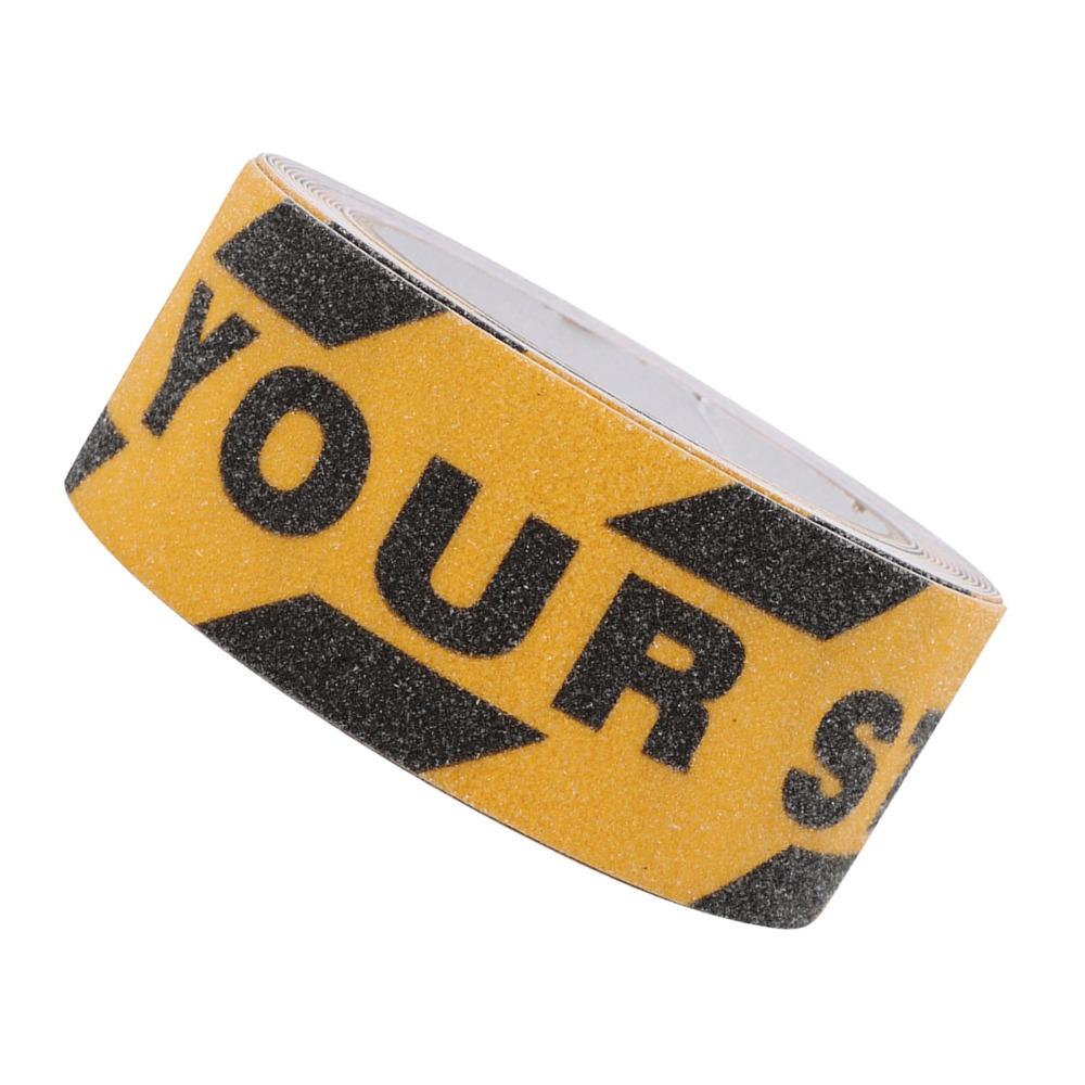 Non Skid PVC Material Non Slip Tape 5m 1.97 Inch Caution Tape Black Yellow Strong Adhesive Floor Tape Ladder Use