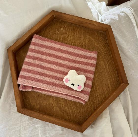 

Children s Ear-Hanging Neck Warmer and Face Mask – Autumn/Winter Windproof Scarf for Girls