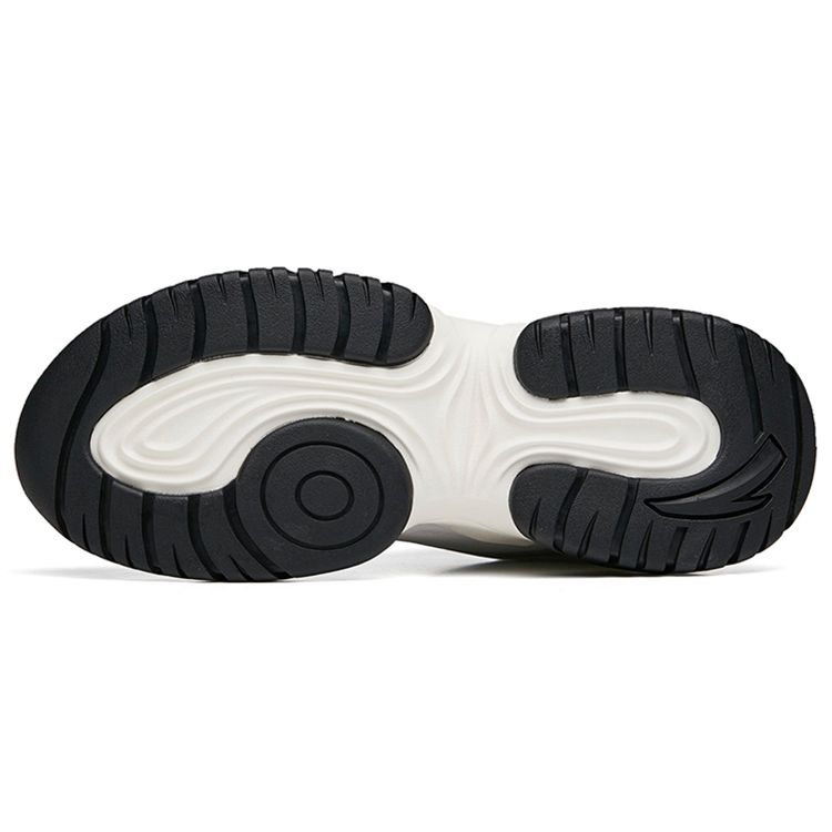 Anta Lightweight Breathable Low-Top Training Shoes Women Sneakers White Black 122237756-4