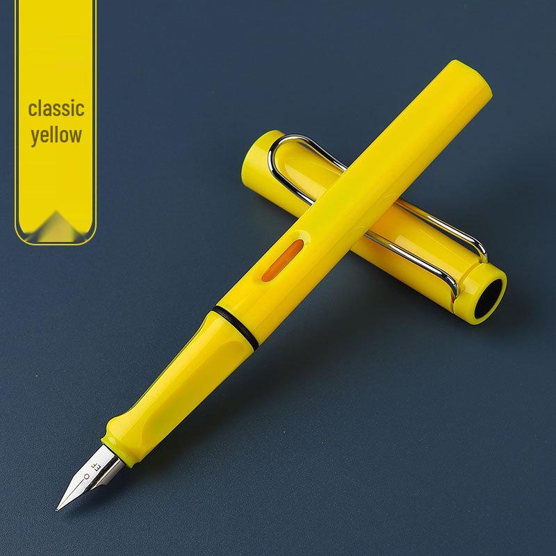 Colorful Ergonomic Fountain Pen for Students - Perfect for Writing Practice and Custom Logo Gifts