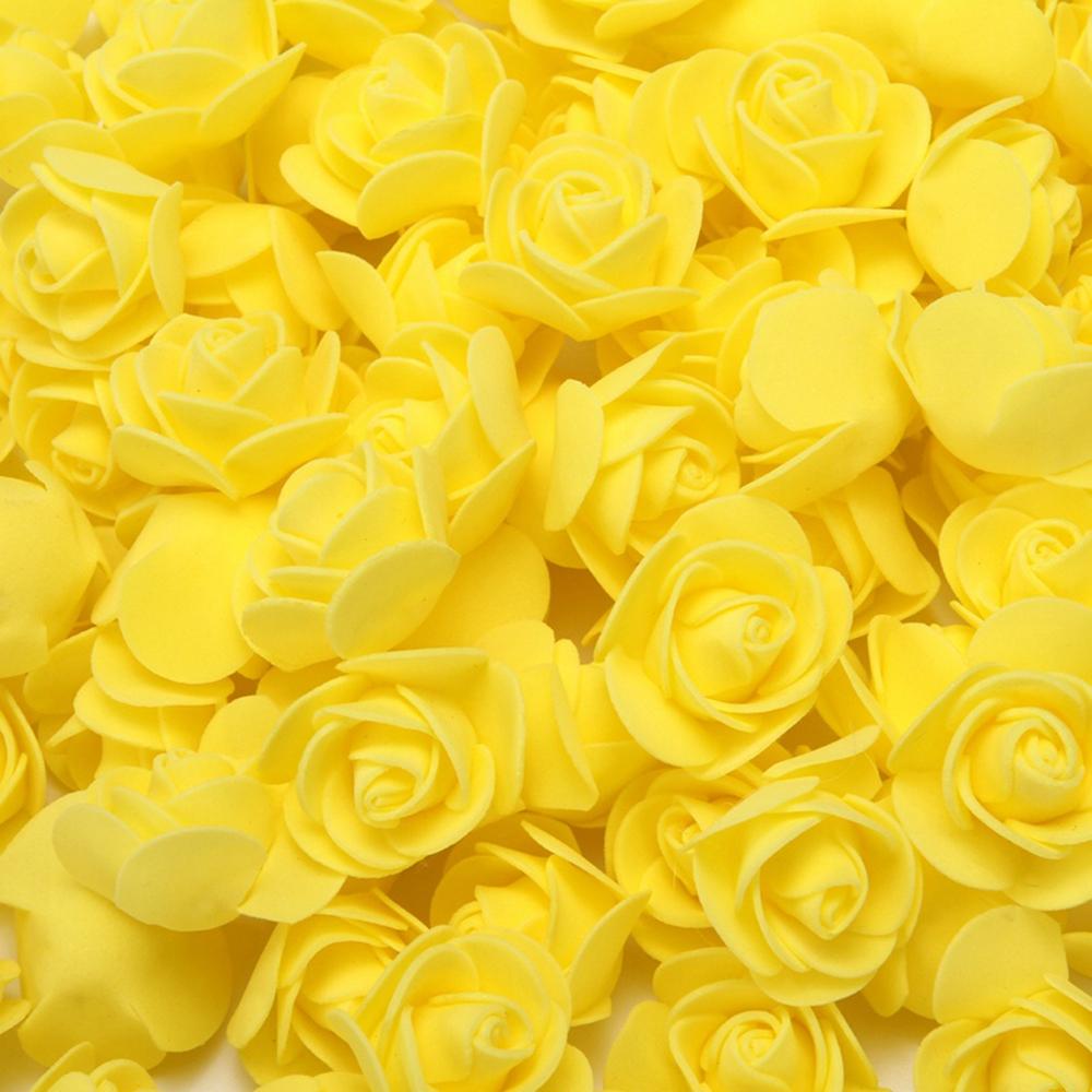 Artificial Flower Head Foam Teddy Bear Hot Sale Rose Mold DIY Gift Box Wedding Valentine's Day Festival Party Wreath Centerpiece