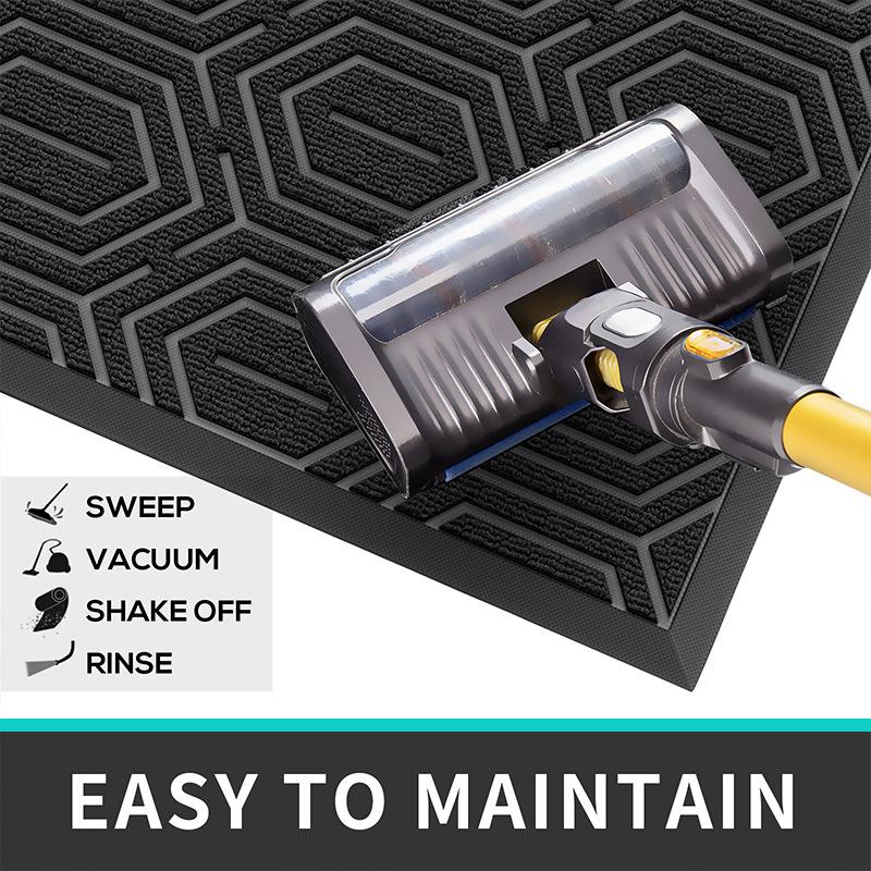 Ins Hotel Supermarket Non-slip Carpet Floor Mat Door Scraping Mud Dust Mat Outdoor Household Rubber Mat