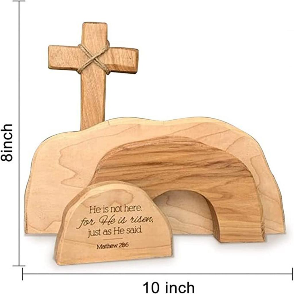 Empty Tomb Represents The Resurrectio Decoration In Easter Scenes Wooden Decorations Decoration Of Family Festival Activities