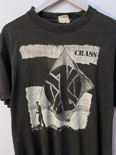 Reprint Crass Band Basic Black Unisex Short Sleeve T shirt S-5XL HH04187 Unisex T-Shirt M