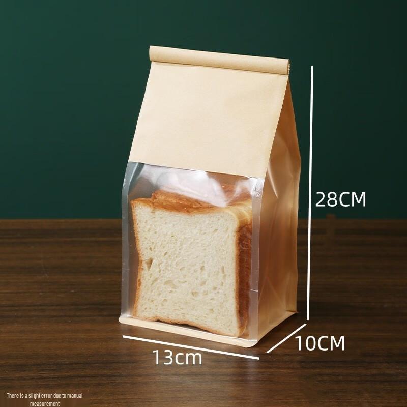 Transparent Window Bakery Bread Bags with Twist Tie Seal