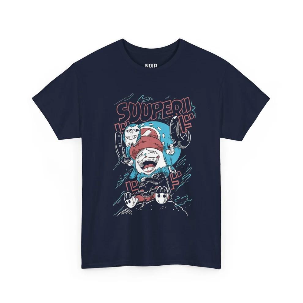 

One Piece Suuper Chopper Pure Cotton Tshirt Men and Women Anime Style Fashion Comfortable Casual Short Sleeved Tshirt Unisex 3XL