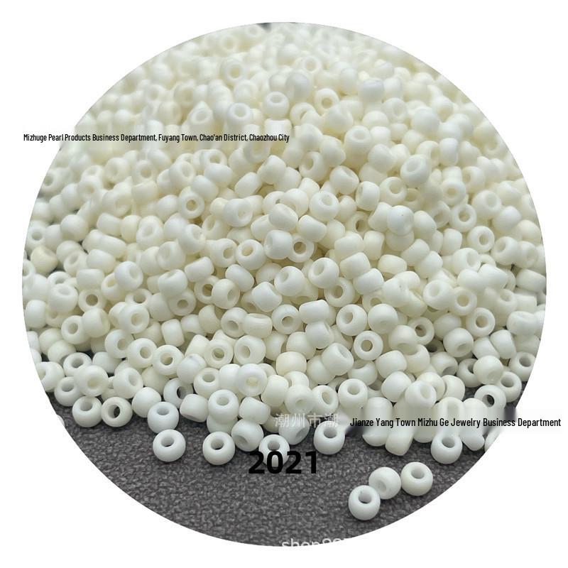 Miyuki 3mm Matte Finish Rice Beads 8/0 - Japanese Glass Beads for DIY Embroidery