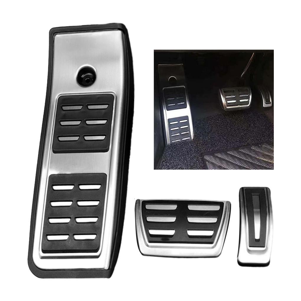3set Durable Fitment Brake Pedal Cover Easy Installation For Car Brake System Exact Fit Match