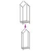 Firewood Rack Olive Green 40 x 25 x 120 cm Cold Rolled Steel