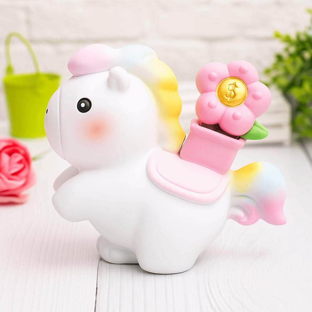 Rich Flower Design Year Of The Horse Mascot Cute Cartoon Wealth Gift  Workplace Decor