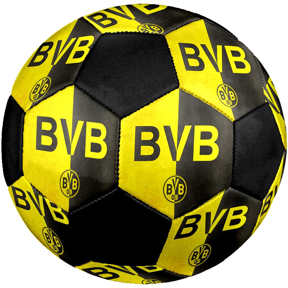 Pallone da Calcio Borussia Dortmund, colorato, adatto a tutte le età, cucito a macchina, materiale PVC, qualità da competizione, resistente e ad alto rimbalzo