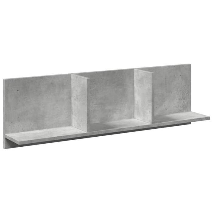 VidaXL Wall Cabinet 100x16.5x30 Cm Concrete Grey Engineered Wood, Floating Wall Cabinet, Wall Shelf, Wall Display Cabinet, 854862
