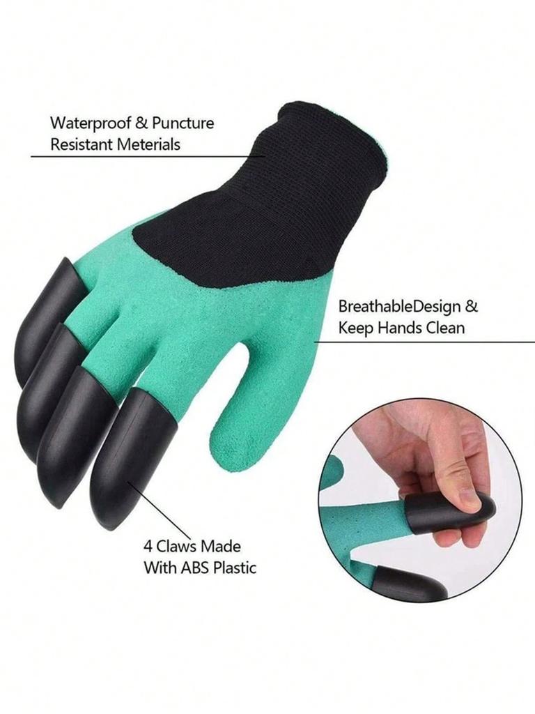 A pair of outdoor digging gloves, gardening and weeding gloves, wear-resistant and anti slip labor protection gloves, outdoor to