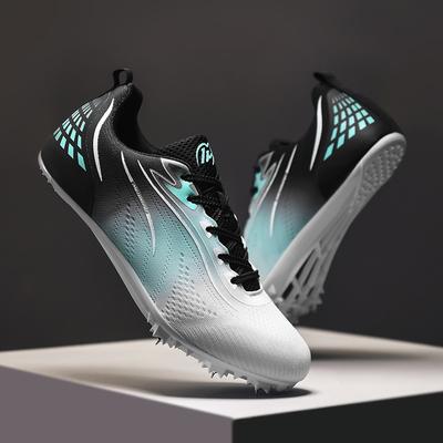 Spring New Nail Sprint Medium and Long Distance Running High Jump Track and Field Shoes Men's Competition Women's Running Nail Football Running Shoes
