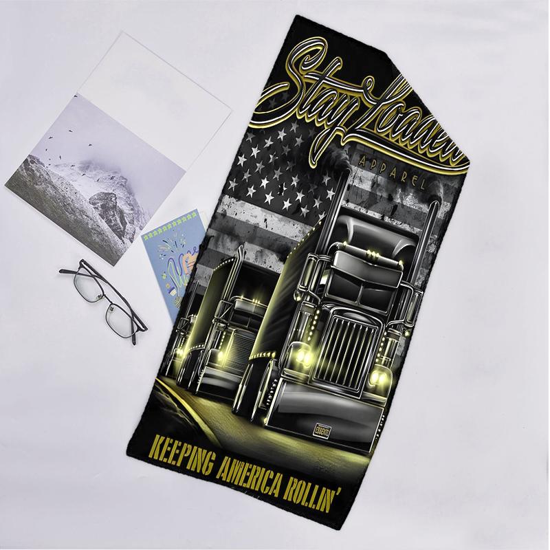 Truck Driver Fashion Beach Towel: Ideal for Summer Adventures Soft, absorbent and quick drying suitable for swimming and bathing