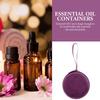 Essential Oil Bottle Organizer Round Portable Storage Bag for Travel Home Daily Use Nail Polish Perfume Bottles Protection Gift