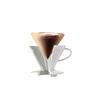 HARIO V60 Paper Filters 02 W Brown, for 1-4 cups, 100 filters per pack, Made in Japan (VCF-02-100M)