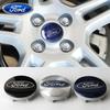 Samolepka na auto 2026 Ford 4ks/sada 54mm Styling auta Krytky středů kol Kryty nábojů Odznaky Příslušenství Pro Ford Mondeo Focus 2 3 4 Mustan