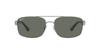 RB3687 Polarized Size 61 Ray-Ban Sunglasses, Gunmetal/Crystal Gray-Green Lenses,