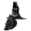 Resin Goddess Statue for Desk 3D Printed Reaper Figurine Ornaments, Dark Style Sculpture, Unique Aesthetic Decor Gothic Faceless Desktop Bookshelf