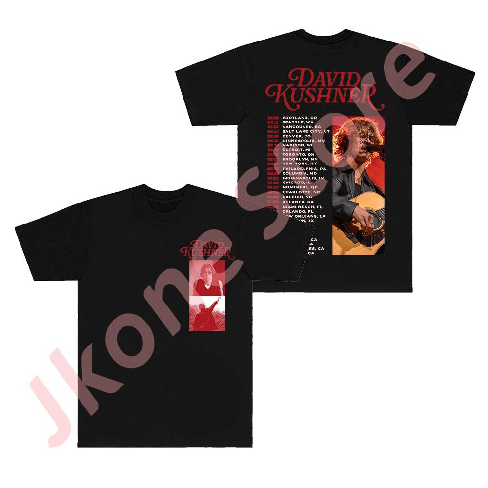 David Kushner Tour Merch Tshirts Summer Women Unisex Fashion Casual Crewneck Short Sleeve Tee Streetwear
