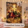 Custom Personalized Tapestry,One Piece Print Custom Name Text Wall Art Hanging for Bedroom