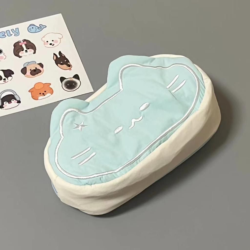 Ins Stil Tecknad Pennfodral Söt Karamellkatt Pennpåse Stor Kapacitet Härligt Plyschdjur Pennorganisatörsfodral Skolmaterial 1 st