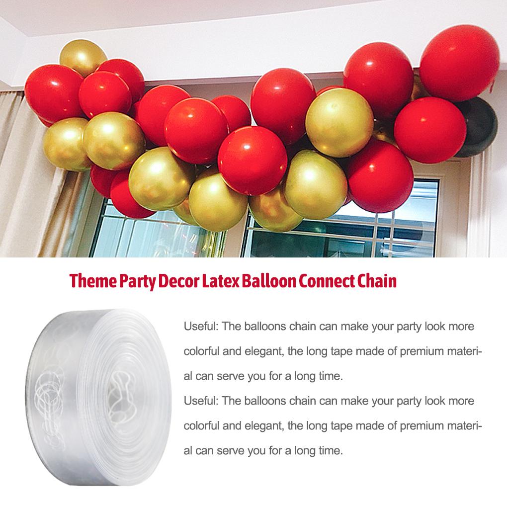 Latex Balloons Chains Party Holes DIY Air Inflatable Practical Balls Supply Decorations Garland Birthday Photo Shower