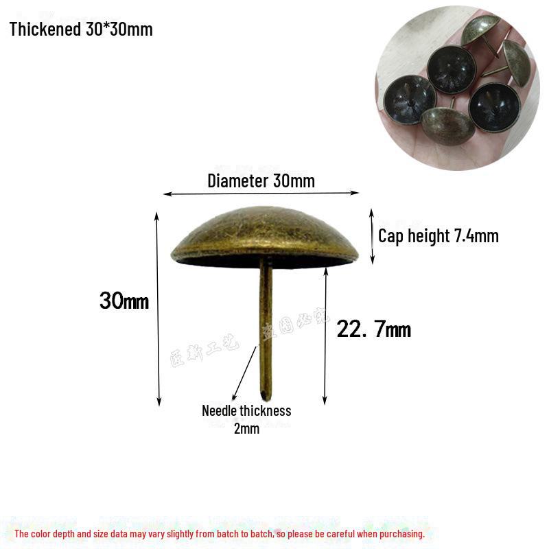 Antike Eisenblase Dekorative Rundkopf Sofanägel für DIY Möbel und Weich-/Hartverpackungen
