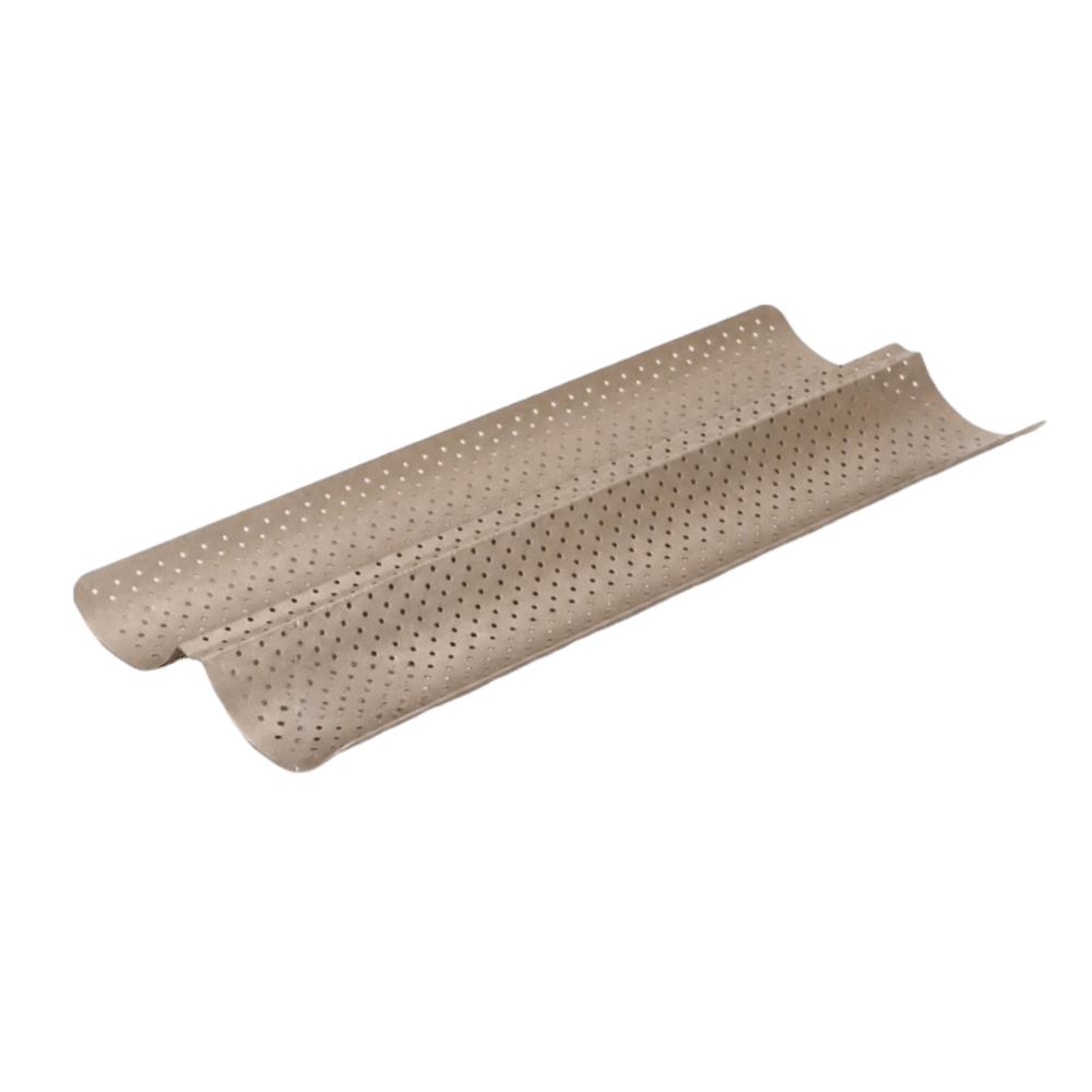 Carbon Steel French Bread Pan Nonstick Bread Baking Mold Durable Baguette Baking Tray Bread Baking