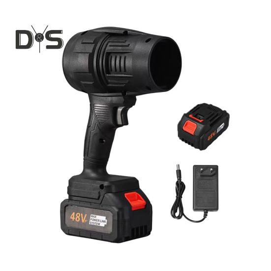 

Беспроводной мощный реактивный вентилятор с высокоскоростным бесщеточным двигателем мощностью 1050 Вт, работающий от аккумулятора, ручной канальный турбовентилятор высокой мощности 05 2pcs чёрный