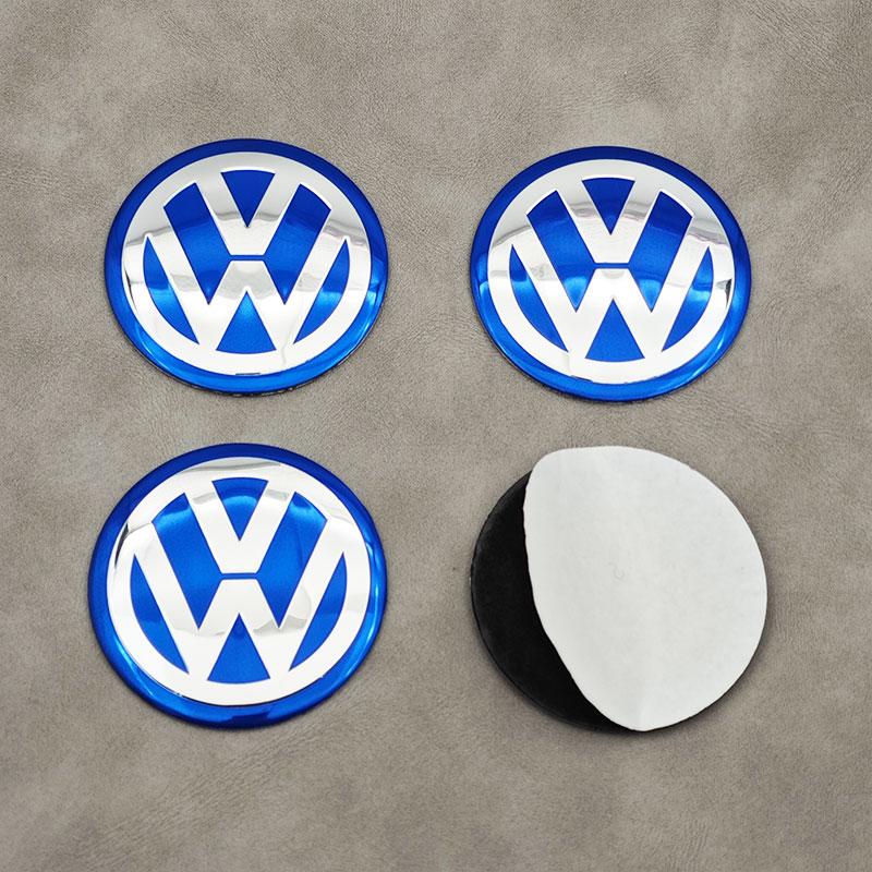 

2026 Нові Для VOLKSWAGEN VW 4 шт. 56 мм Алюмінієві Наклейки-Заглушки Центральних Ковпачків Коліс Автомобіля Емблема Значок Для Volkswagen VW Golf 4 5 6 7 R G