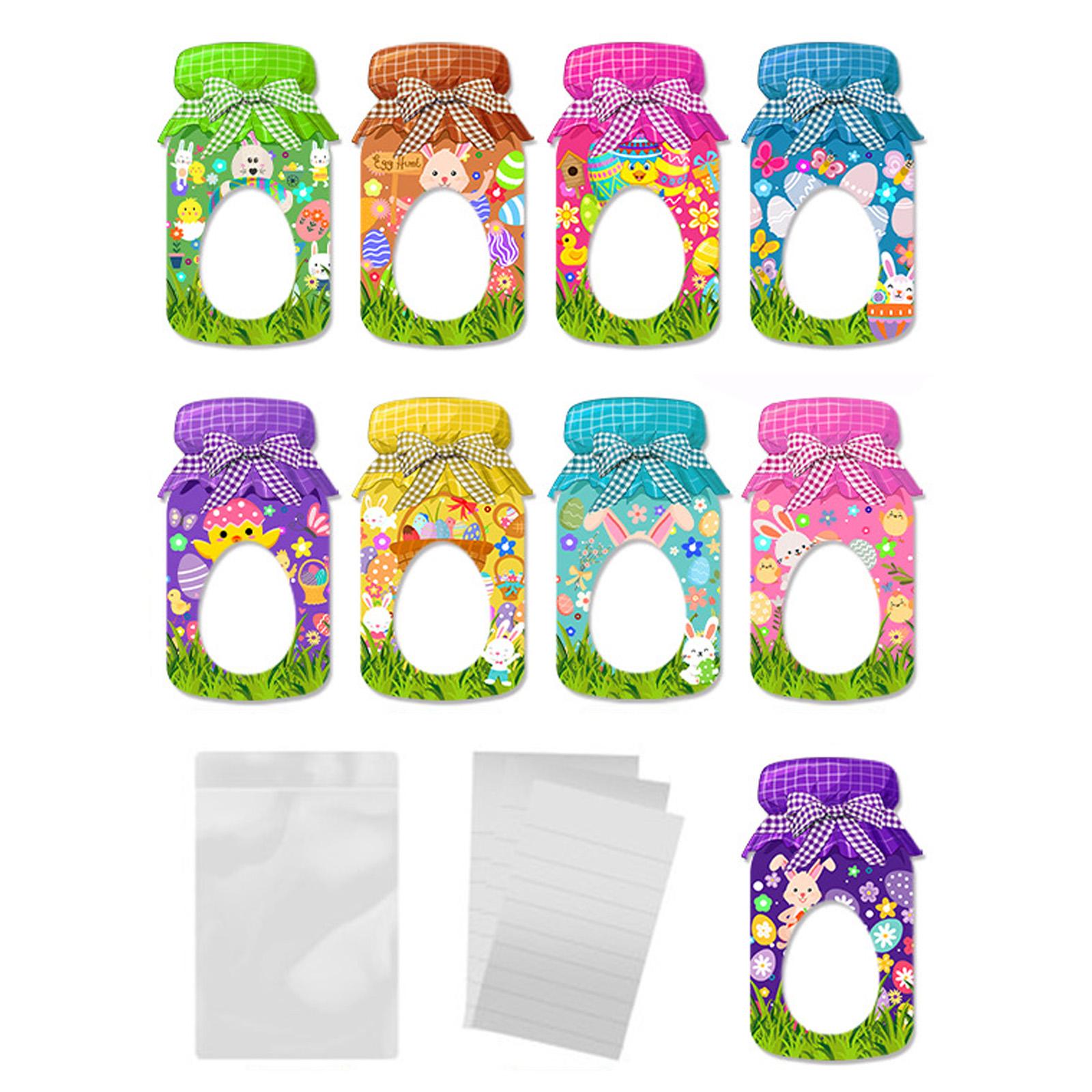 

Easter Greeting Cards Jars Easter Cards Easter Gift Cards Paper Texture Perfect for School Parties and Gift Giving 9