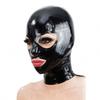 ODM Latex Rubber 0.4mm Bodysuit Catsuit Overall Zentai Leotard Suit Hood Mask Size XXS-XXL