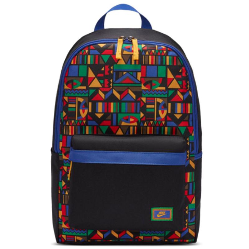 

Nike Heritage Polyester Backpack Unisex Black Casual DA2154-010 чёрный